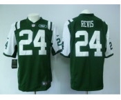 nike nfl jerseys new york jets #24 revis green[game]