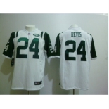 nike nfl jerseys new york jets #24 revis white[game]