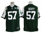 nike nfl jerseys new york jets #57 scott green[game]