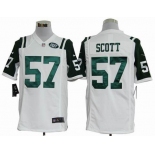 nike nfl jerseys new york jets #57 scott white[game]