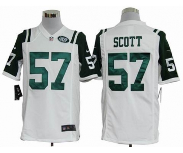 nike nfl jerseys new york jets #57 scott white[game]