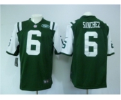 nike nfl jerseys new york jets #6 sanchez green[game]