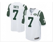 nike nfl jerseys new york jets #7 smith white[game]