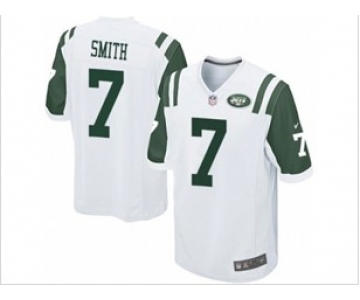 nike nfl jerseys new york jets #7 smith white[game]