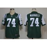 nike nfl jerseys new york jets #74 nick mangold green[game]