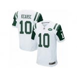 Men Nike New York Jets #10 Jermaine Kearse Elite White NFL Jersey