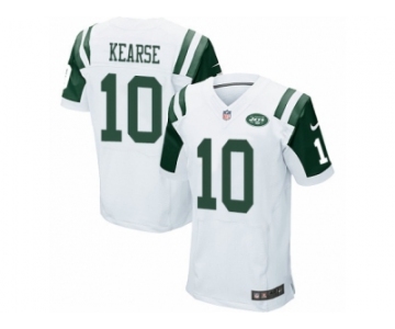 Men Nike New York Jets #10 Jermaine Kearse Elite White NFL Jersey