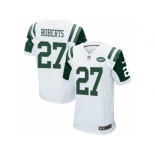 Men Nike New York Jets #27 Darryl Roberts Elite White NFL Jerse