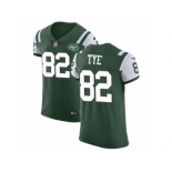 Men Nike New York Jets #82 Will Tye Elite Green Team Color NFL Jersey