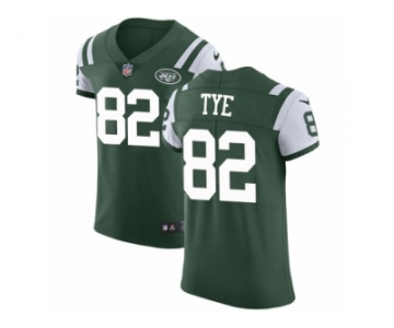 Men Nike New York Jets #82 Will Tye Elite Green Team Color NFL Jersey