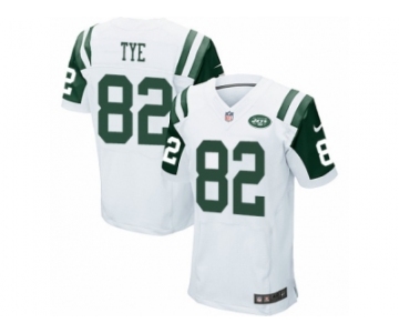 Men Nike New York Jets #82 Will Tye Elite White NFL Jersey