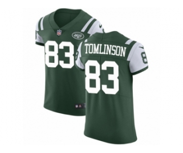 Men Nike New York Jets #83 Eric Tomlinson Elite Green Team Color NFL Jersey