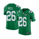 Men's New York Jets #26 Le'Veon Bell Elite Green Rush Vapor Untouchable Football Jersey