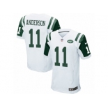 Men's Nike New York Jets #11 Robby Anderson Elite White NFL Jersey