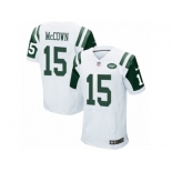 Men's Nike New York Jets #15 Josh McCown Elite White NFL Jersey