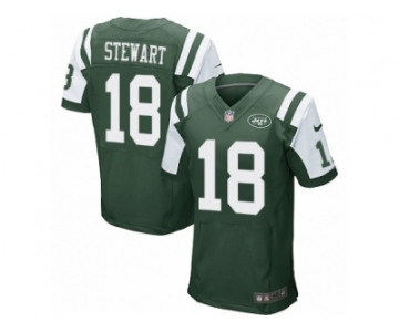 Men's Nike New York Jets #18 ArDarius Stewart Elite Green Team Color NFL Jersey