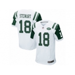 Men's Nike New York Jets #18 ArDarius Stewart Elite White NFL Jersey