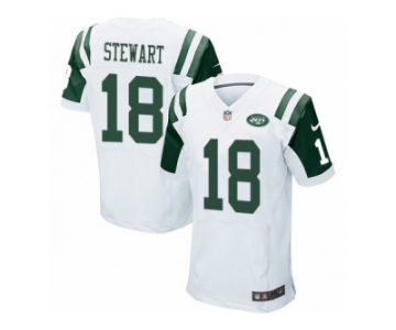 Men's Nike New York Jets #18 ArDarius Stewart Elite White NFL Jersey