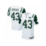 Men's Nike New York Jets #43 Julian Howsare Elite White NFL Jersey