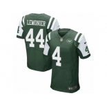 Men's Nike New York Jets #44 Corey Lemonier Elite Green Team Color NFL Jersey