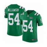 Men's Nike New York Jets #54 Avery Williamson Elite Green Rush Vapor Untouchable NFL Jersey