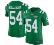 Men's Nike New York Jets #54 Avery Williamson Elite Green Rush Vapor Untouchable NFL Jersey