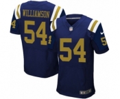 Men's Nike New York Jets #54 Avery Williamson Elite Navy Blue Alternate NFL Jersey