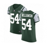 Men's Nike New York Jets #54 Avery Williamson Green Team Color Vapor Untouchable Elite Player NFL Jersey