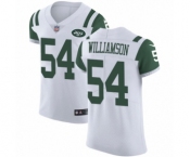 Men's Nike New York Jets #54 Avery Williamson White Vapor Untouchable Elite Player NFL Jersey