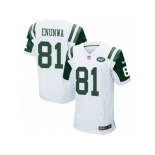 Men's Nike New York Jets #81 Quincy Enunwa Elite White NFL Jersey