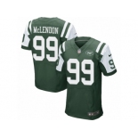 Men's Nike New York Jets #99 Steve McLendon Elite Green Team Color NFL Jersey