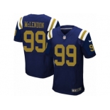 Men's Nike New York Jets #99 Steve McLendon Elite Navy Blue Alternate NFL Jersey