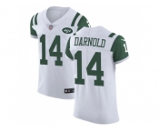 Nike New York Jets #14 Sam Darnold White Men Stitched NFL Vapor Untouchable Elite Jersey