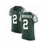 Nike New York Jets #2 Teddy Bridgewater Green Team Color Men Stitched NFL Vapor Untouchable Elite Jersey