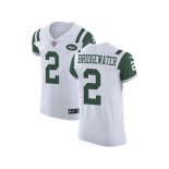 Nike New York Jets #2 Teddy Bridgewater White Men Stitched NFL Vapor Untouchable Elite Jersey