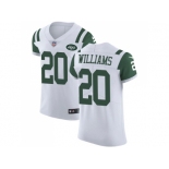 Nike New York Jets #20 Marcus Williams White Men Stitched NFL Vapor Untouchable Elite Jersey