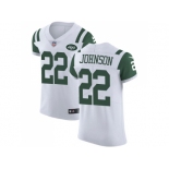 Nike New York Jets #22 Trumaine Johnson White Men Stitched NFL Vapor Untouchable Elite Jersey