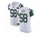 Nike New York Jets #58 Darron Lee White Men Stitched NFL Vapor Untouchable Elite Jersey