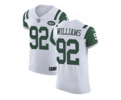 Nike New York Jets #92 Leonard Williams White Men Stitched NFL Vapor Untouchable Elite Jersey