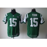 Nike nfl jerseys new york jets #15 tebow green[elite]