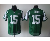 Nike nfl jerseys new york jets #15 tebow green[elite]