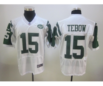 Nikenfl jerseys new york jets #15 tebow white[elite]