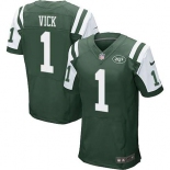 nike nfl jerseys new york jets #1 vick green[Elite]