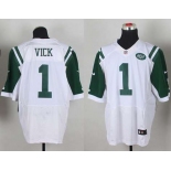 nike nfl jerseys new york jets #1 vick white[Elite]