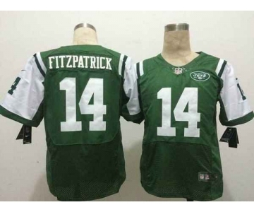 nike nfl jerseys new york jets #14 fitzpatrick green[Elite]