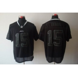 nike nfl jerseys new york jets #15 tebow black[Elite lights out]