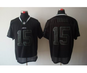 nike nfl jerseys new york jets #15 tebow black[Elite lights out]