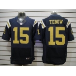 nike nfl jerseys new york jets #15 tebow dk.blue[Elite]