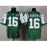 nike nfl jerseys new york jets #16 harvin green[Elite]