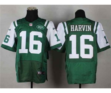 nike nfl jerseys new york jets #16 harvin green[Elite]